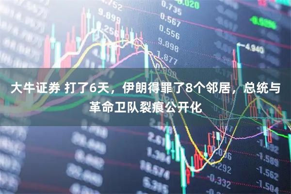 大牛证券 打了6天，伊朗得罪了8个邻居，总统与革命卫队裂痕公开化