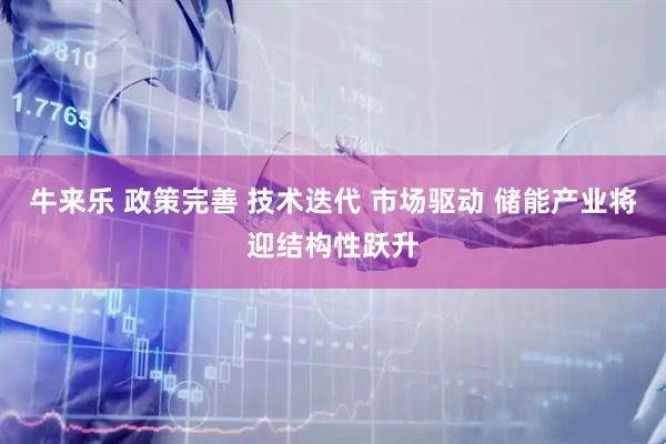 牛来乐 政策完善 技术迭代 市场驱动 储能产业将迎结构性跃升