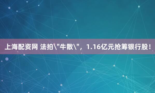 上海配资网 法拍