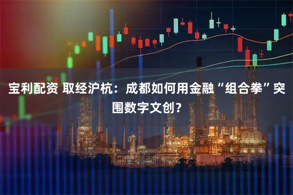 宝利配资 取经沪杭：成都如何用金融“组合拳”突围数字文创？