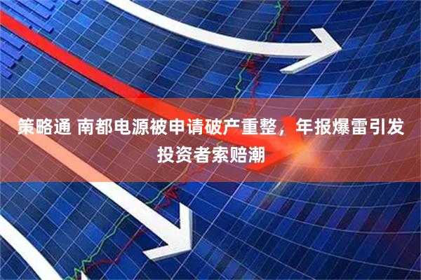 策略通 南都电源被申请破产重整,年报爆雷引发投资者索赔潮